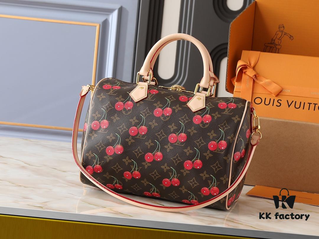 69306a956e68136f4d9a4f8a Upgraded Original M14328 M40391 Speedy Soft 30 Bag from the Takashi Murakami Collection, Featuring Monogram Dune Elements as a Tribute to the Gaston Louis Vuitton Archive Series Design