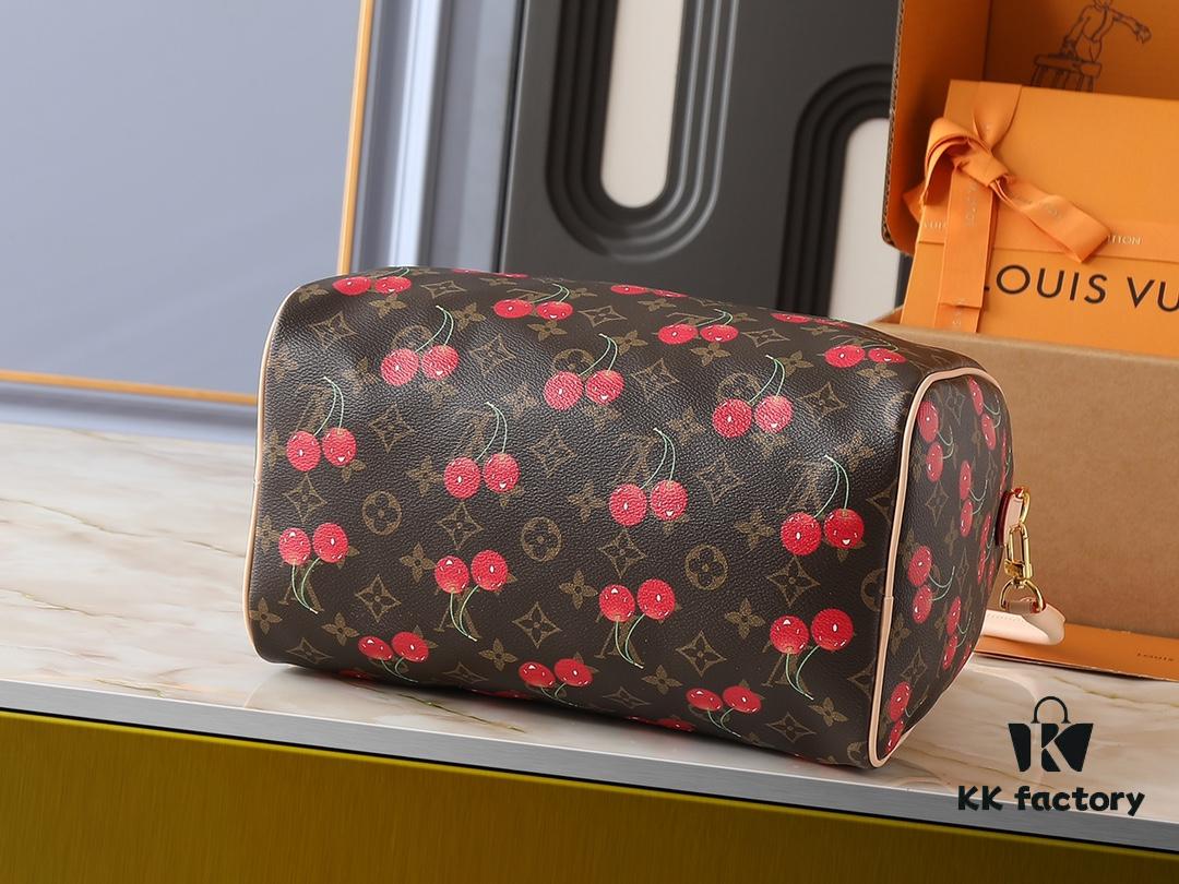 69306a966e68136f4d9a4f8b Upgraded Original M14328 M40391 Speedy Soft 30 Bag from the Takashi Murakami Collection, Featuring Monogram Dune Elements as a Tribute to the Gaston Louis Vuitton Archive Series Design