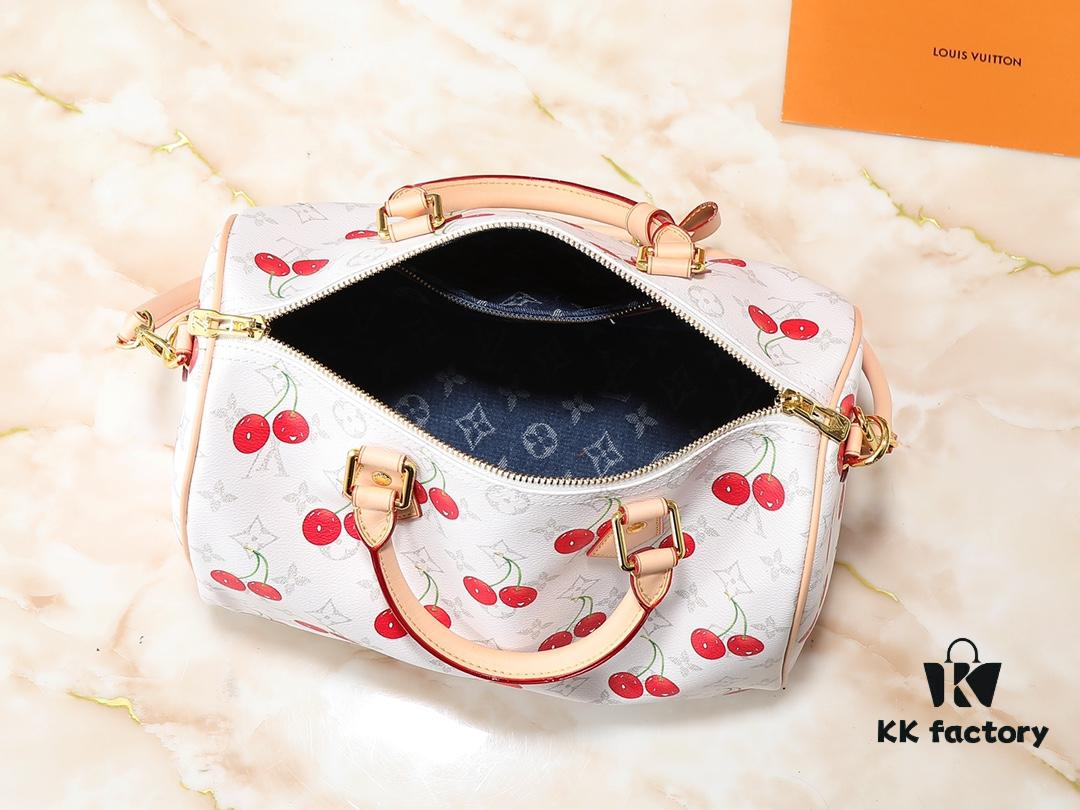 69306a976e68136f4d9a4f8e Upgraded Original M14328 M40391 Speedy Soft 30 Bag from the Takashi Murakami Series, Featuring Monogram Dune Elements as a Tribute to the Gaston Louis Vuitton Archive Collection