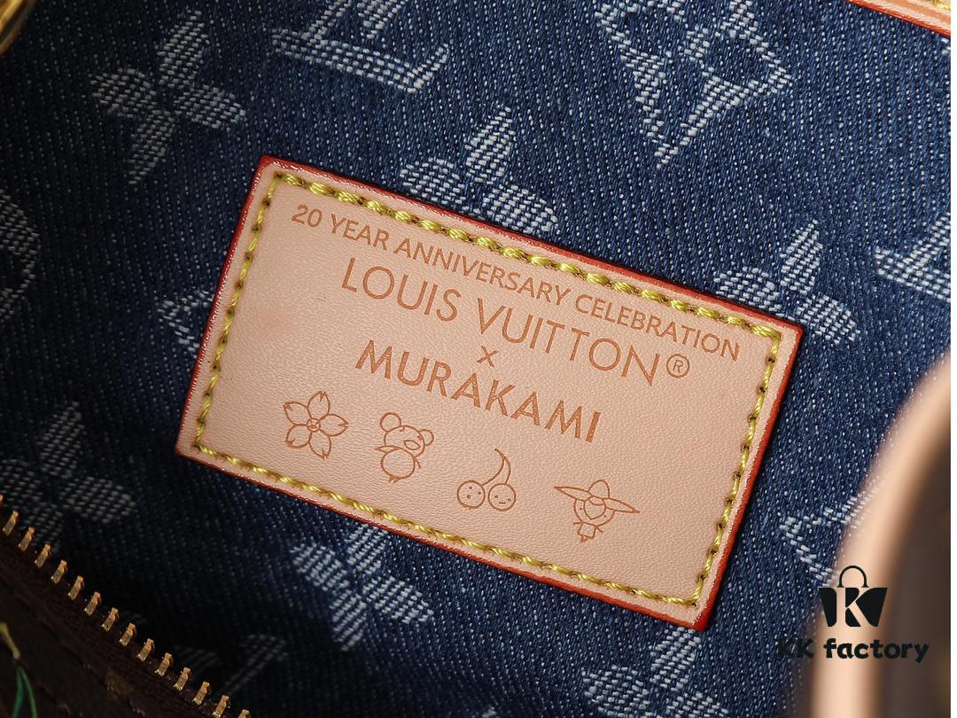 69306a986e68136f4d9a4f8f Upgraded Original M14328 M40391 Speedy Soft 30 Bag from the Takashi Murakami Collection, Featuring Monogram Dune Elements as a Tribute to the Gaston Louis Vuitton Archive Series Design