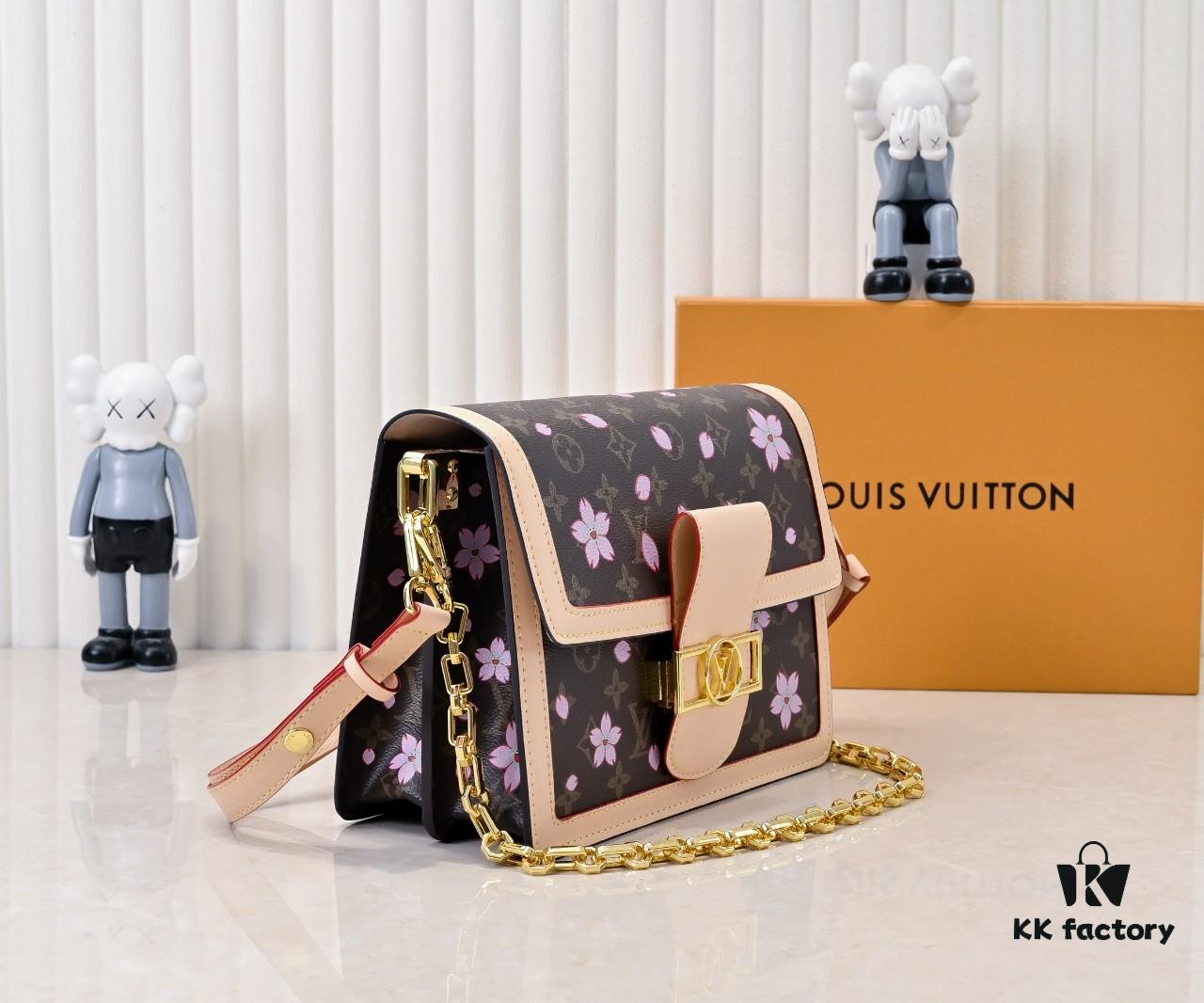 69306aa36e68136f4d9a4fa6 Murakami Pink Cherry Blossom Daphne Upgrade 💥 Louis Vuitton Spring 2025 Collection Messenger Bag M43599 / 44391 / 44580 Latest Version Métis Mini Handbag
