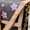 69306aa66e68136f4d9a4faa Murakami Pink Cherry Blossom Daphne Upgrade 💥 Louis Vuitton Spring 2025 Collection Messenger Bag M43599 / 44391 / 44580 Latest Version Métis Mini Handbag