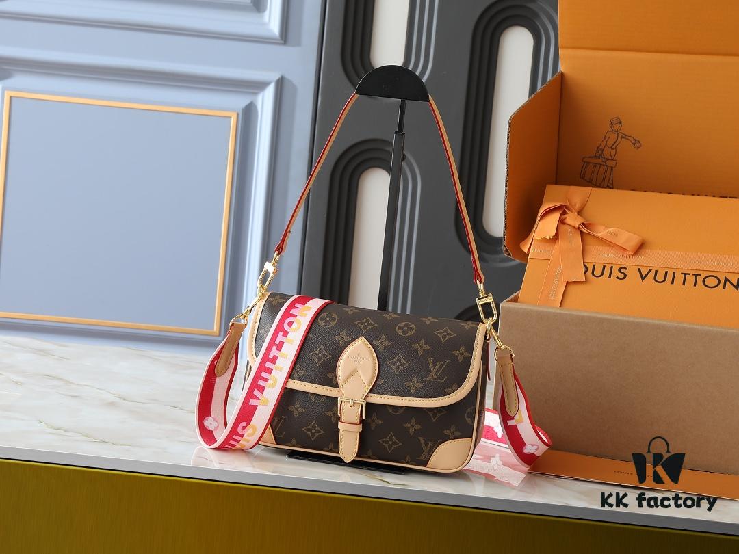 69306aaa6e68136f4d9a4fb5 Upgraded Original M46583 M46584 M46386 M46388 M45985 Full Leather Baguette Bag Series New Diane Handbag