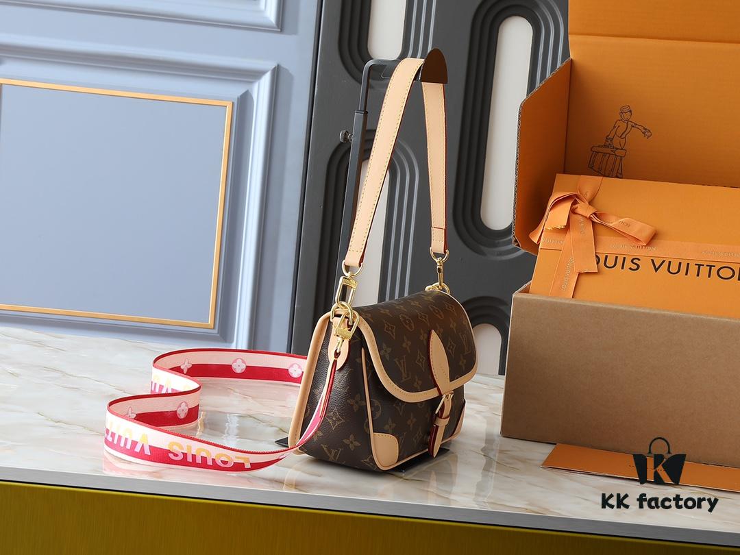69306aab6e68136f4d9a4fb6 Upgraded Original M46583 M46584 M46386 M46388 M45985 Full Leather Baguette Bag Series New Diane Handbag
