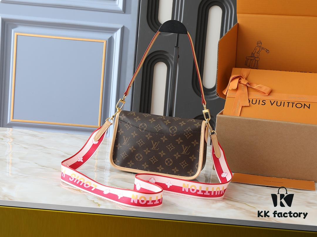 69306aab6e68136f4d9a4fb8 Upgraded Original M46583 M46584 M46386 M46388 M45985 Full Leather Baguette Bag Series New Diane Handbag