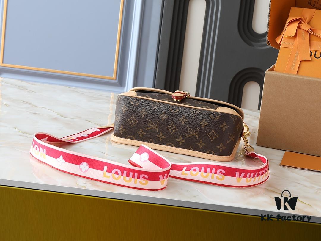 69306aab6e68136f4d9a4fb9 Upgraded Original M46583 M46584 M46386 M46388 M45985 Full Leather Baguette Bag Series New Diane Handbag
