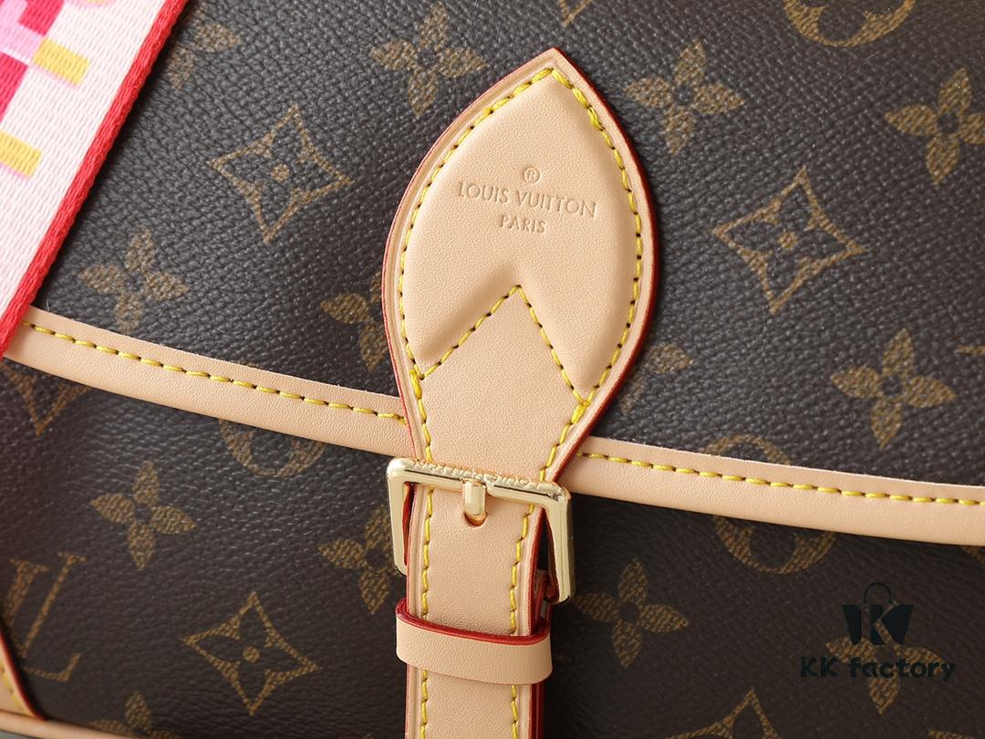 69306aac6e68136f4d9a4fba Upgraded Original M46583 M46584 M46386 M46388 M45985 Full Leather Baguette Bag Series New Diane Handbag
