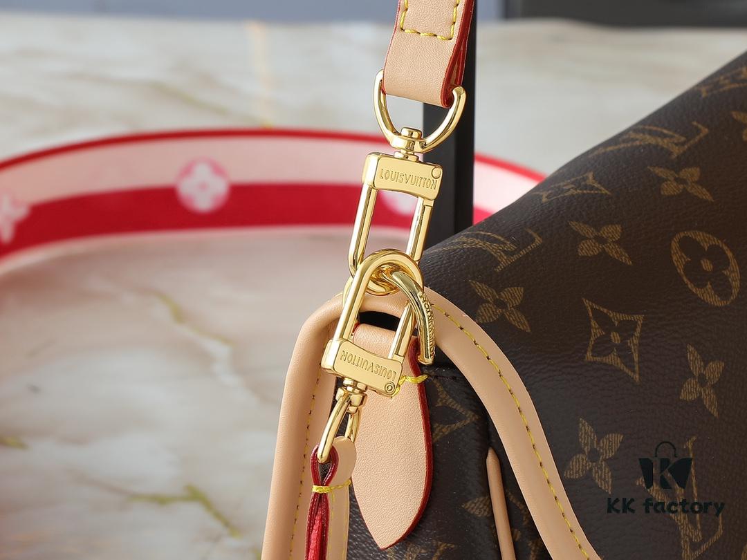 69306aac6e68136f4d9a4fbc Upgraded Original M46583 M46584 M46386 M46388 M45985 Full Leather Baguette Bag Series New Diane Handbag