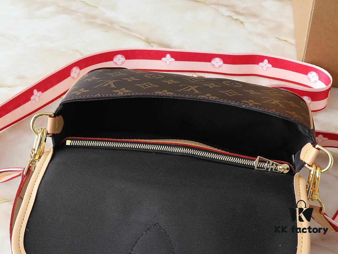 69306aaf6e68136f4d9a4fbf Upgraded Original M46583 M46584 M46386 M46388 M45985 Full Leather Baguette Bag Series New Diane Handbag