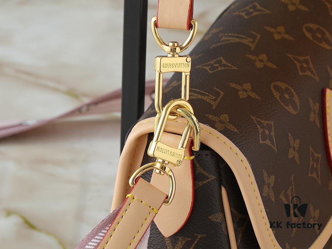 69306ab16e68136f4d9a4fc3 Upgraded Original M46583 M46584 M46386 M46388 M45985 Full Leather Baguette Bag Collection New Diane Handbag