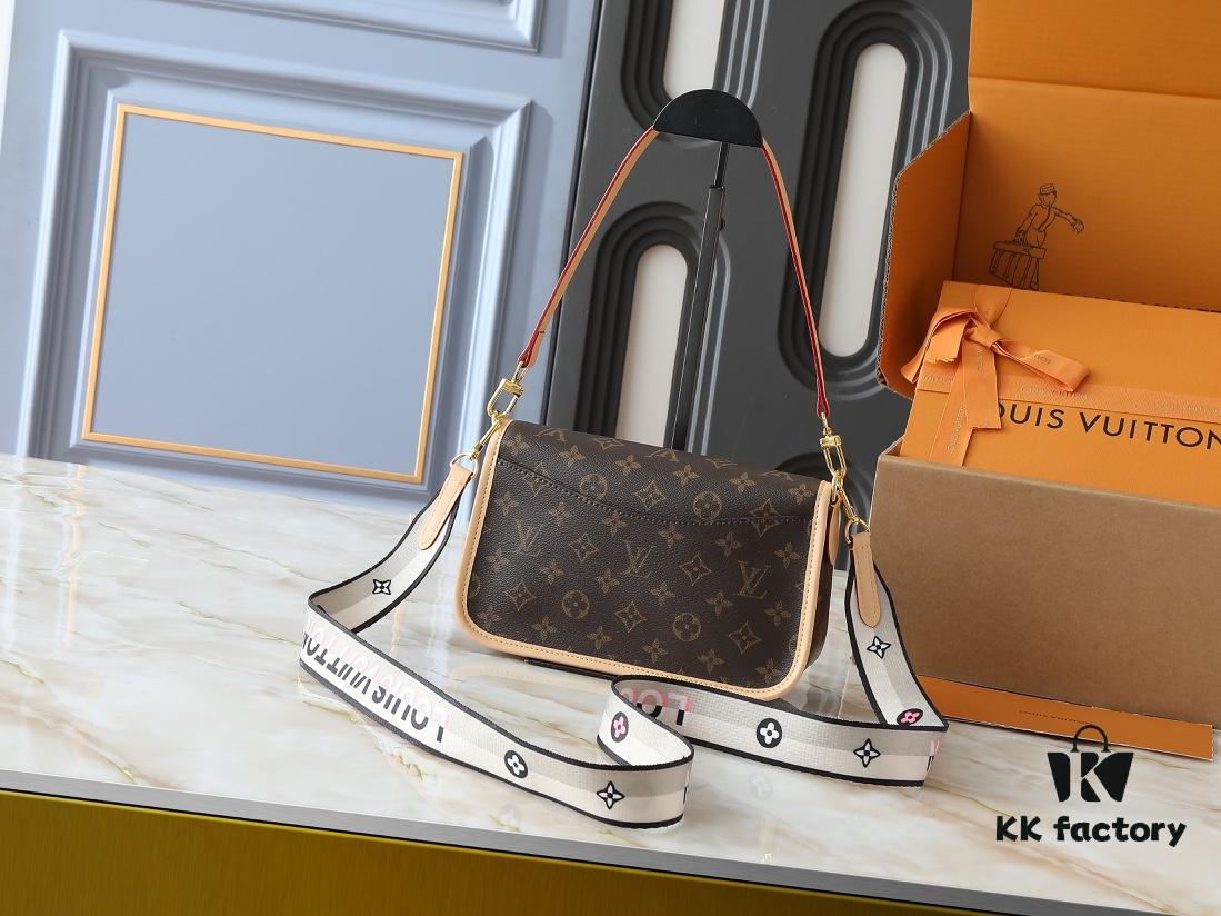 69306ab46e68136f4d9a4fc7 Upgraded Original M46583 M46584 M46386 M46388 M45985 Full Leather Baguette Bag Series New Diane Handbag