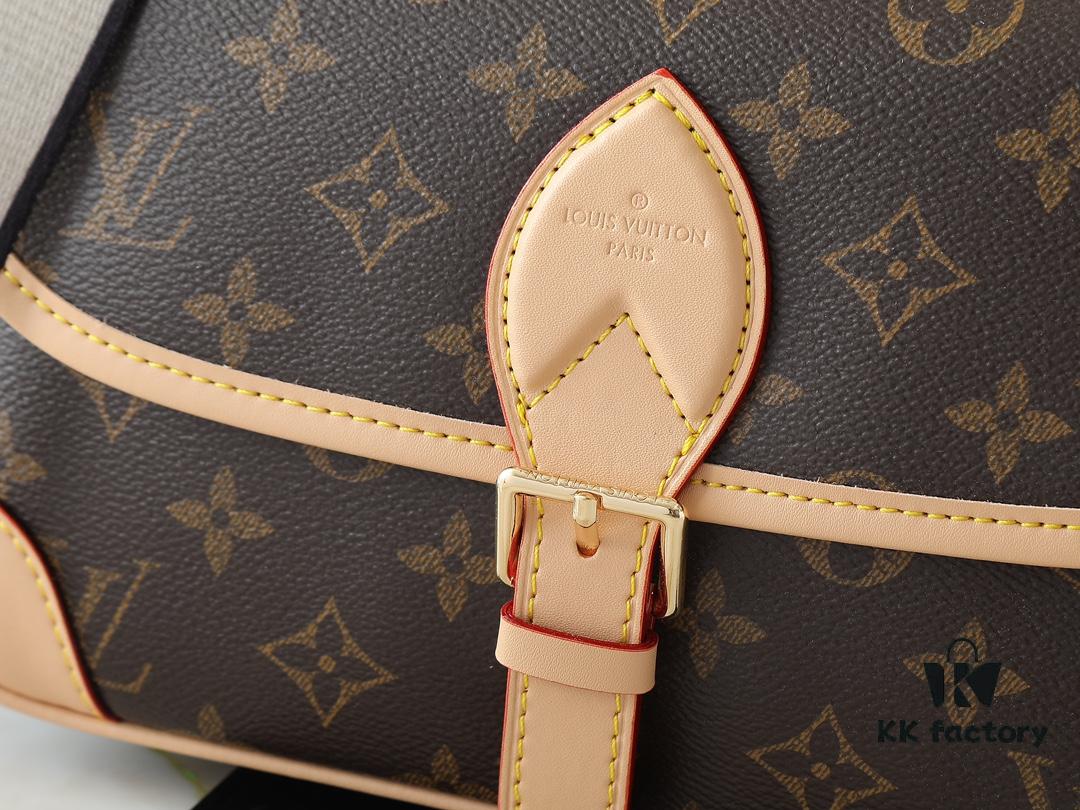 69306ab56e68136f4d9a4fc9 Upgraded Original M46583 M46584 M46386 M46388 M45985 Full Leather Baguette Bag Series New Diane Handbag