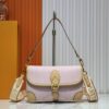 69306abf6e68136f4d9a4fdb M46386 M45985 Denim Baguette Diane Handbag