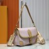 69306abf6e68136f4d9a4fdc M46386 M45985 Denim Baguette Diane Handbag