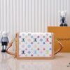 69306b176e68136f4d9a5069 Takashi Murakami White Tricolor Daphne Upgraded Version 💥 Louis Vuitton 2025 Spring Collection Messenger Bag M43599 / 44391 / 44580 Latest Release Métis Mini Handbag