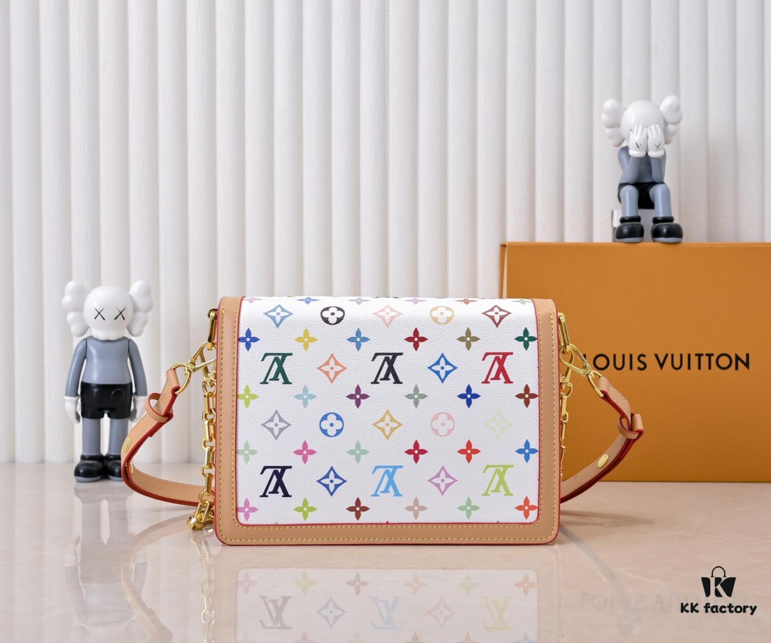 69306b176e68136f4d9a5069 Takashi Murakami White Tricolor Daphne Upgraded Version 💥 Louis Vuitton 2025 Spring Collection Messenger Bag M43599 / 44391 / 44580 Latest Release Métis Mini Handbag
