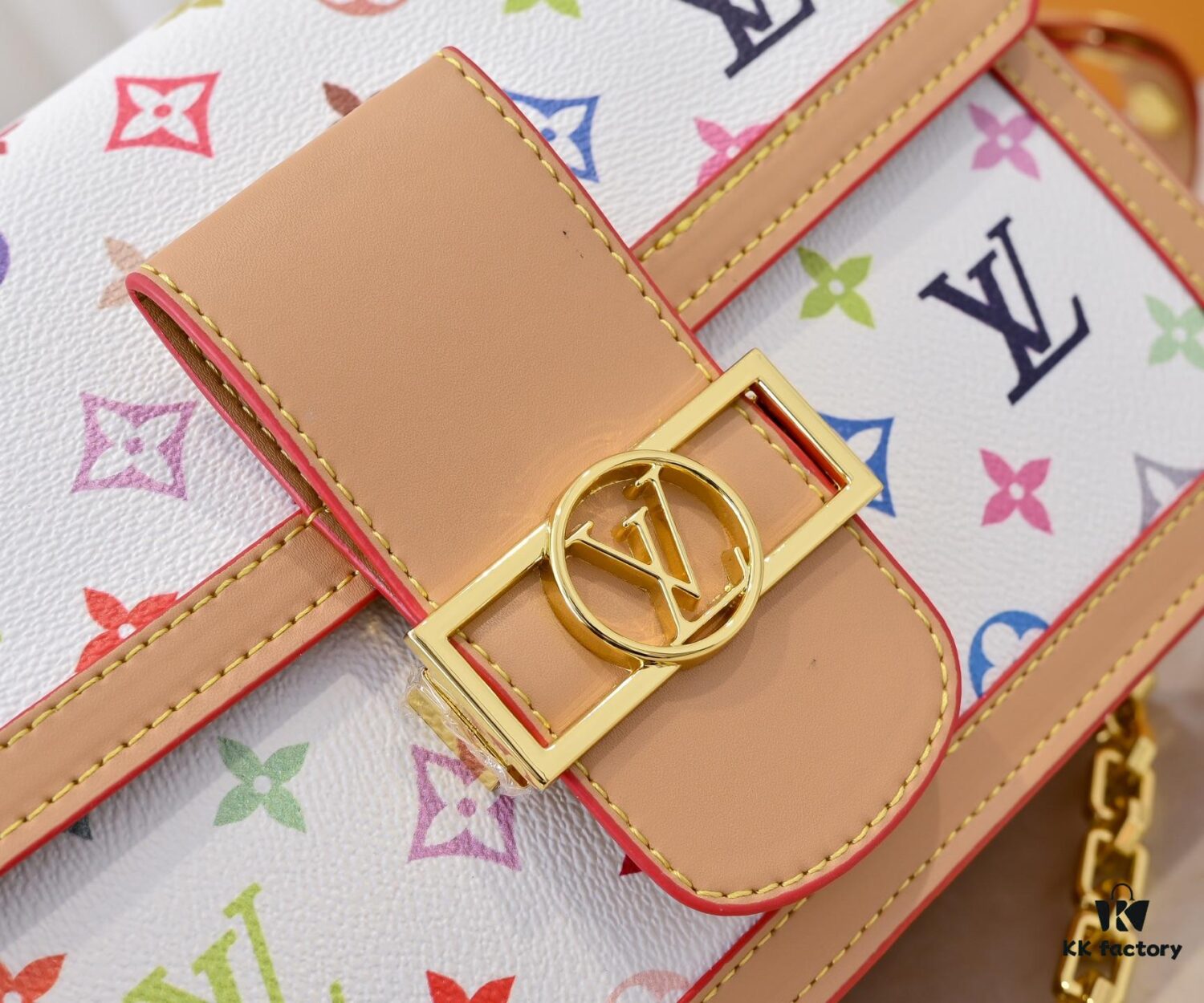 69306b186e68136f4d9a506a Takashi Murakami White Tricolor Daphne Upgraded Version 💥 Louis Vuitton 2025 Spring Collection Messenger Bag M43599 / 44391 / 44580 Latest Release Métis Mini Handbag