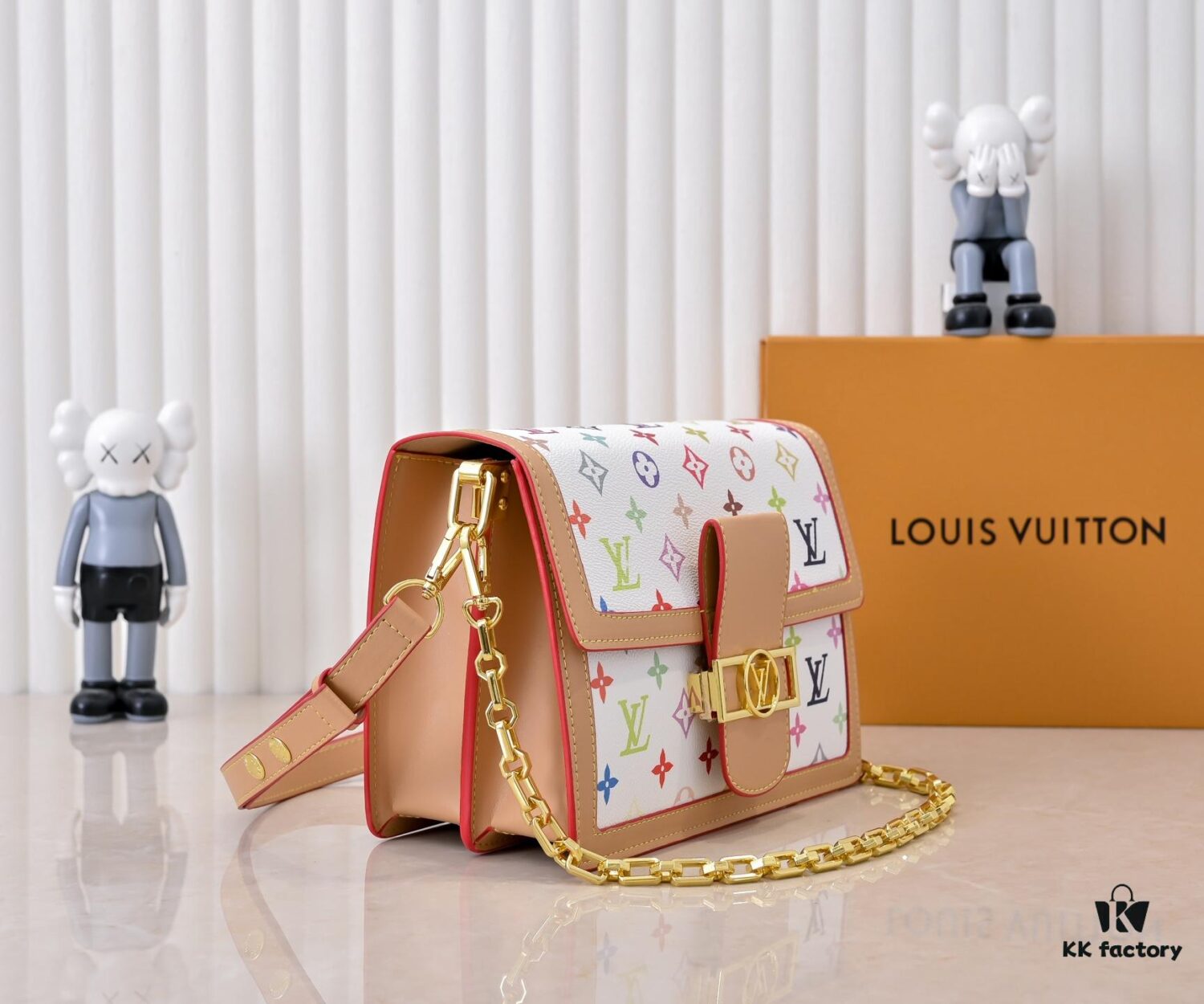 69306b196e68136f4d9a506c Takashi Murakami White Tricolor Daphne Upgraded Version 💥 Louis Vuitton 2025 Spring Collection Messenger Bag M43599 / 44391 / 44580 Latest Release Métis Mini Handbag