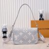 69306b476e68136f4d9a50b1 Exclusive Real Shot - Upgraded Version ‼️ M46386 Black M46388 White M45985 Full Leather Baguette Bag Series New Diane Handbag