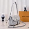 69306b4c6e68136f4d9a50b9 Exclusive Real Shot - Upgraded Version ‼️ M46386 Black M46388 White M45985 Full Leather Baguette Bag Series New Diane Handbag