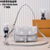 69306b516e68136f4d9a50c1 Exclusive Real Shot - Upgraded Version ‼️ M46386 Black M46388 White M45985 Full Leather Baguette Bag Series New Diane Handbag