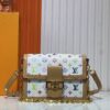 69306b716e68136f4d9a50ea Takashi Murakami White Tricolor Daphne Upgraded Version 💥 Louis Vuitton 2025 Spring Collection Speedy Bag M43599/44391/44580 Latest Release Métis Mini Bag