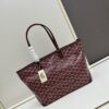 69306bb96e68136f4d9a5157 Small Artois Small Bag (Zippered Tote) – a tribute to the iconic Saint Louis bag, featuring a structured design with enhanced security and privacy through leather corner guards and a zip closure. It includes a removable interior pouch for organizing your belongings. The Artois Small Bag has longer handles than the Saint Louis Small Bag, offering easier carrying.