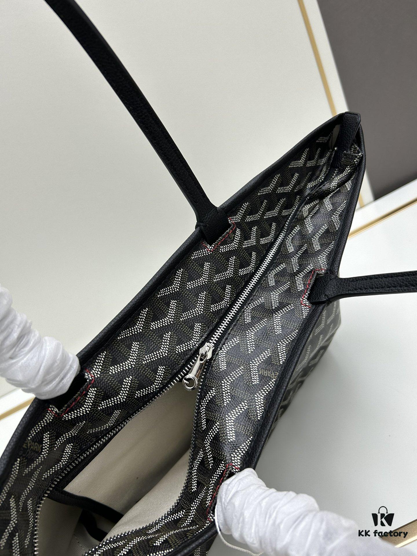 69306bc96e68136f4d9a5170 Small Artois Small Bag (Zippered Tote) is a tribute to the iconic Saint Louis Bag, featuring a structured design with enhanced security and privacy thanks to leather corner guards and a zip closure. It also includes a removable inner pouch for organizing your belongings. The Artois Small Bag has longer handles than the Saint Louis Small Bag, making it easier to carry.
