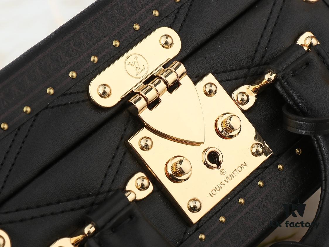 69306bdb6e68136f4d9a5190 Authentic Top-Grade Black Monogram Diamond Quilted Louis Vuitton 2023 Pre-Fall Collection M20468 M45675 M45673 M10079 M11131 M47164 with Dynamic Chip