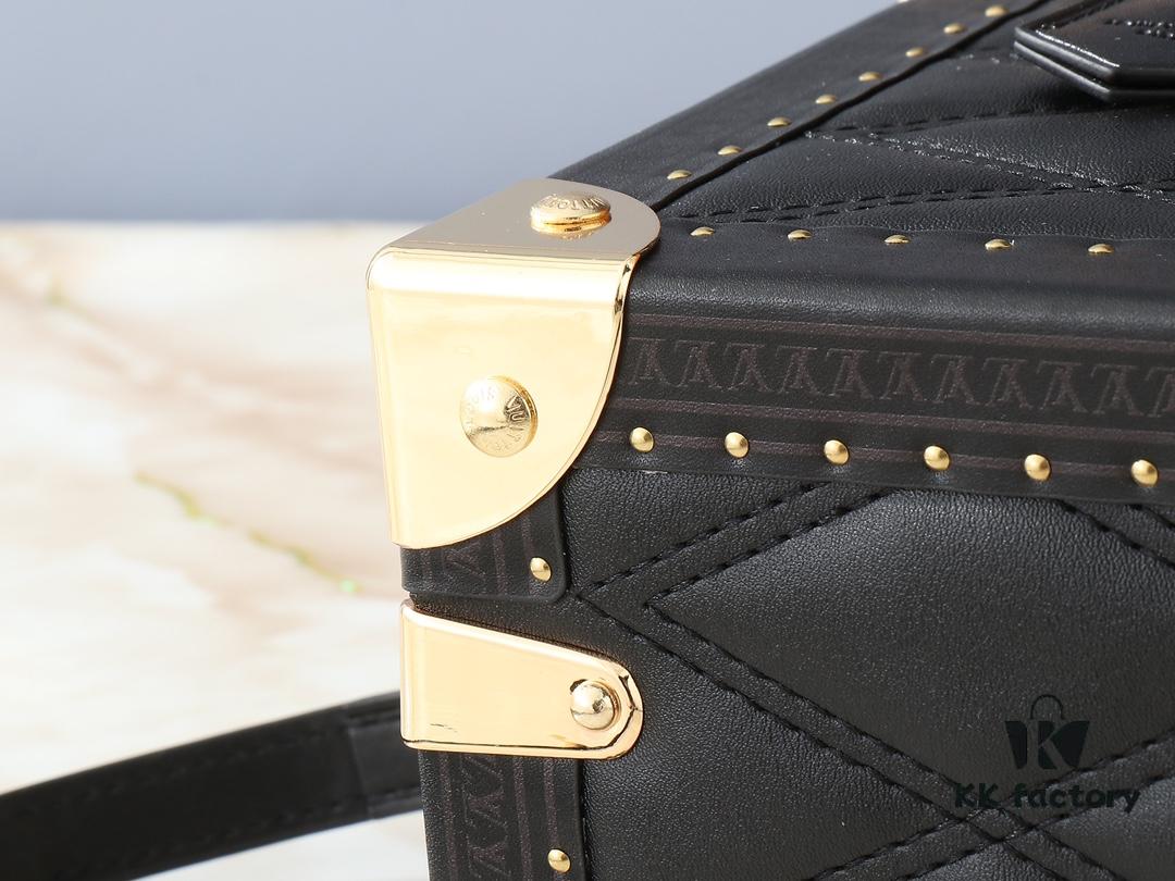 69306bdd6e68136f4d9a5192 Authentic Top-Grade Black Monogram Diamond Quilted Louis Vuitton 2023 Pre-Fall Collection M20468 M45675 M45673 M10079 M11131 M47164 with Dynamic Chip