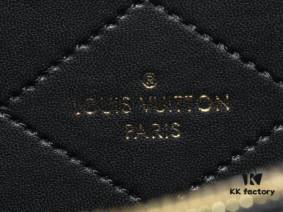 69306bdf6e68136f4d9a5195 Authentic Top-Grade Black Monogram Diamond Quilted Louis Vuitton 2023 Pre-Fall Collection M20468 M45675 M45673 M10079 M11131 M47164 with Dynamic Chip