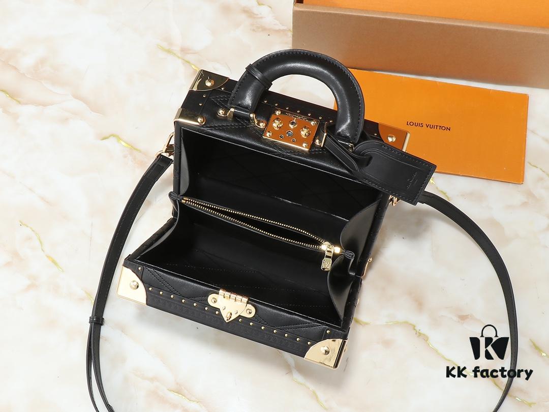 69306be06e68136f4d9a5198 Authentic Top-Grade Black Monogram Diamond Quilted Louis Vuitton 2023 Pre-Fall Collection M20468 M45675 M45673 M10079 M11131 M47164 with Dynamic Chip