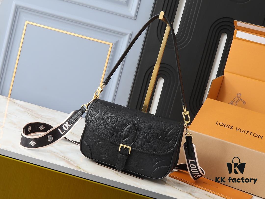 69306bfb6e68136f4d9a51cb Upgraded Original M46583 M46584 M46386 M46388 M45985 Full Leather Baguette Bag Series New Diane Handbag