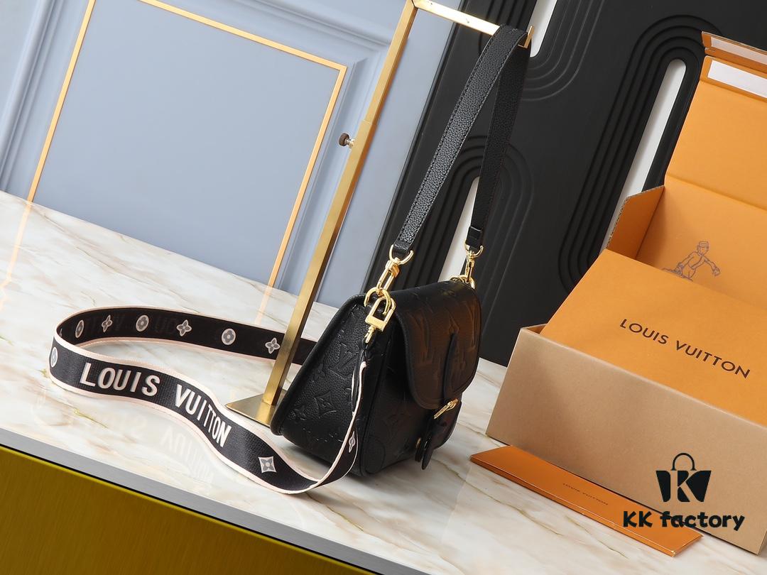 69306bfb6e68136f4d9a51cc Upgraded Original M46583 M46584 M46386 M46388 M45985 Full Leather Baguette Bag Series New Diane Handbag