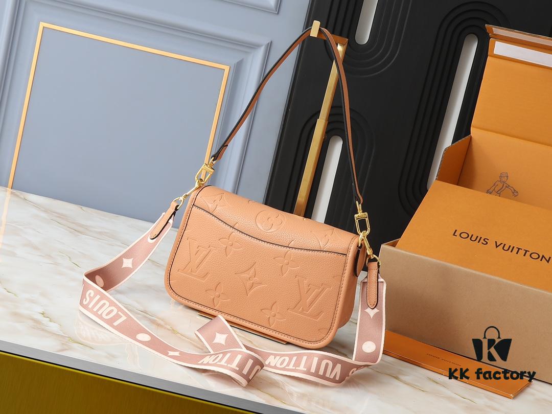 69306c056e68136f4d9a51df Upgraded Original M46583 M46584 M46386 M46388 M45985 Full Leather Baguette Bag Series New Diane Handbag