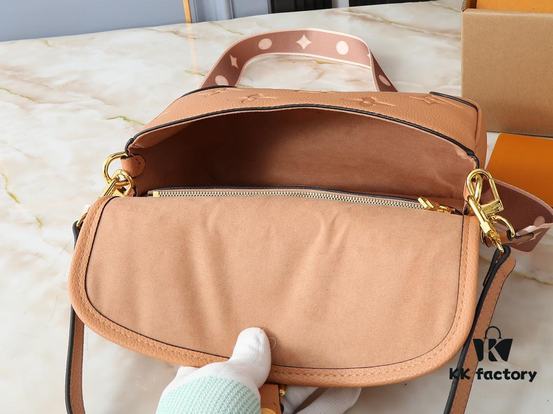 69306c096e68136f4d9a51e5 Upgraded Original M46583 M46584 M46386 M46388 M45985 Full Leather Baguette Bag Series New Diane Handbag