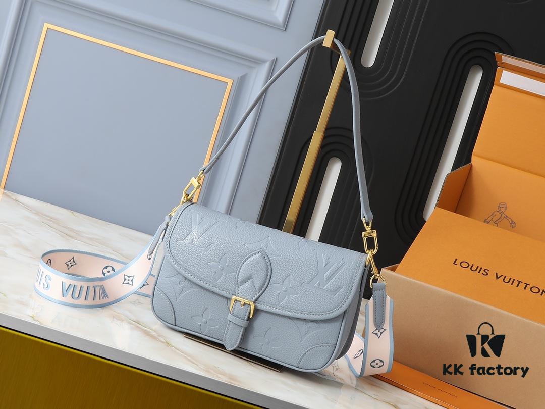 69306c096e68136f4d9a51e9 Upgraded Original M46583 M46584 M46386 M46388 M45985 Full Leather Baguette Bag Series New Diane Handbag