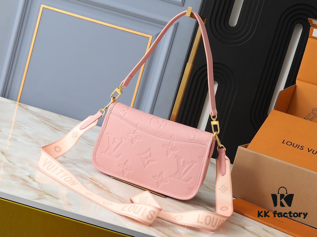 69306c0d6e68136f4d9a51f0 Upgraded Original M46583 M46584 M46386 M46388 M45985 Full Leather Baguette Bag Series New Diane Handbag
