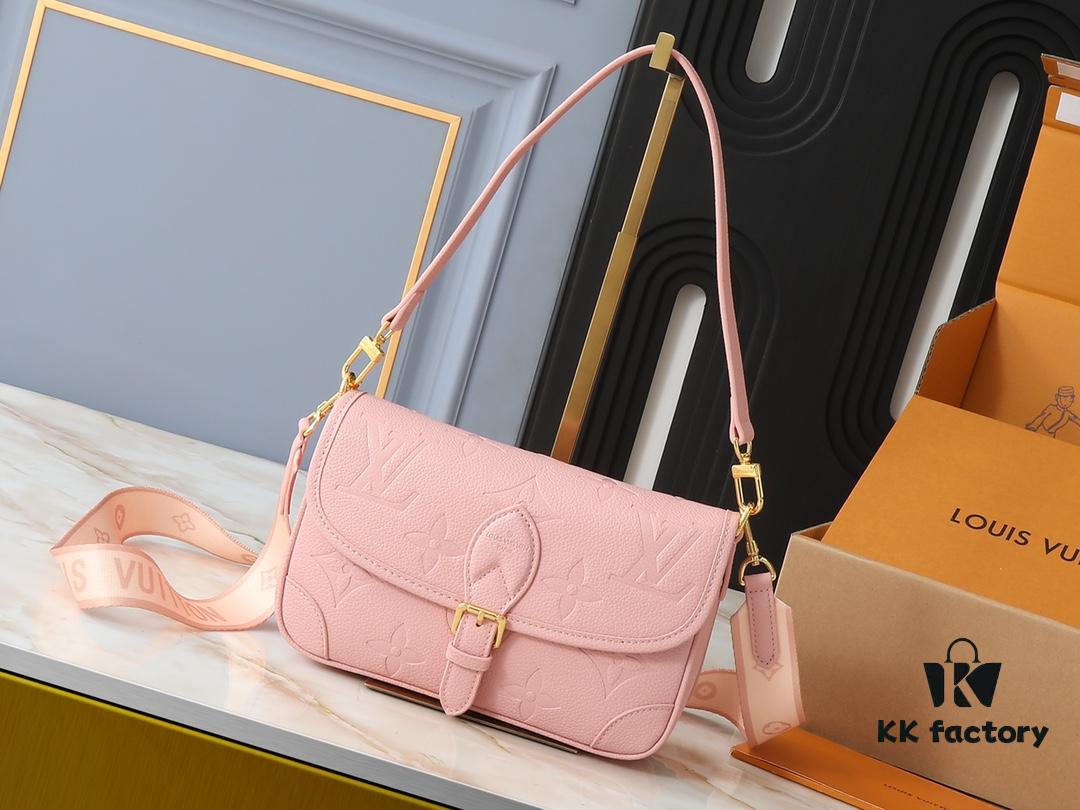 69306c116e68136f4d9a51f6 Upgraded Original M46583 M46584 M46386 M46388 M45985 Full Leather Baguette Bag Series New Diane Handbag