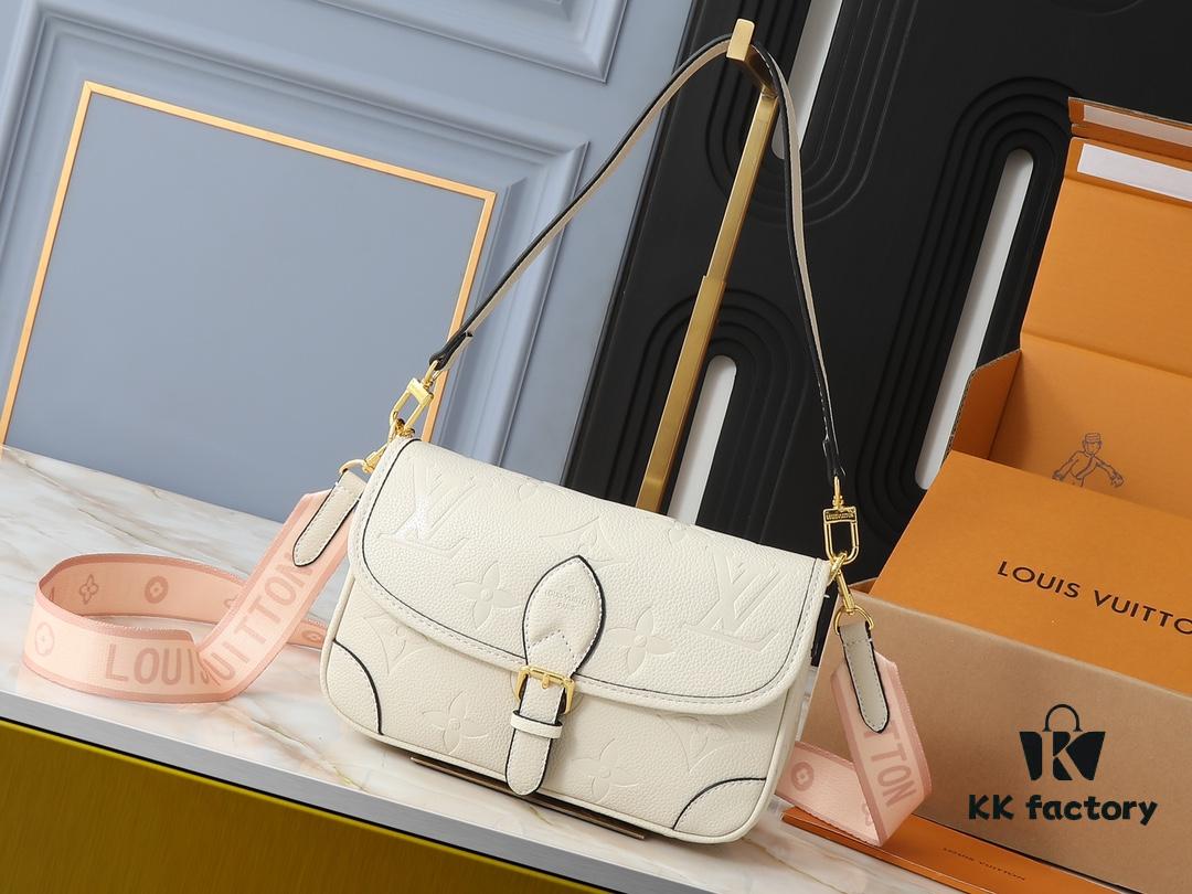 69306c126e68136f4d9a51f9 Upgraded Original M46583 M46584 M46386 M46388 M45985 Full Leather Baguette Bag Series New Diane Handbag