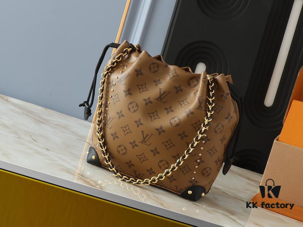 69306c4e6e68136f4d9a527f Upgraded Original M97063 Floral Beige Bucket Bag, Louis Vuitton 2025 Pre-Spring Collection NeoNoé Bucket Bag