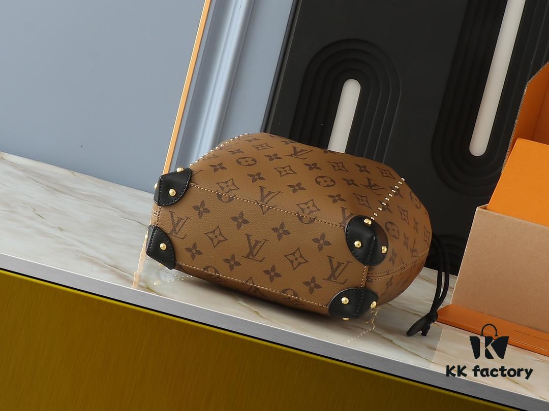 69306c4e6e68136f4d9a5281 Upgraded Original M97063 Floral Beige Bucket Bag, Louis Vuitton 2025 Pre-Spring Collection NeoNoé Bucket Bag