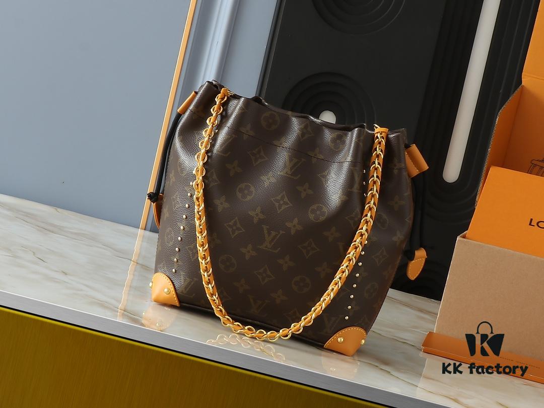 69306c526e68136f4d9a5286 Upgraded Original M97063 Floral Yellow NeoNoé Bucket Bag, Classic Monogram Bucket Tote