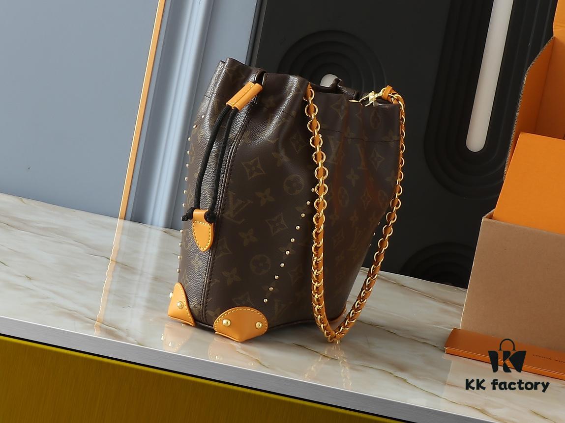 69306c526e68136f4d9a5287 Upgraded Original M97063 Floral Yellow NeoNoé Bucket Bag, Classic Monogram Bucket Tote