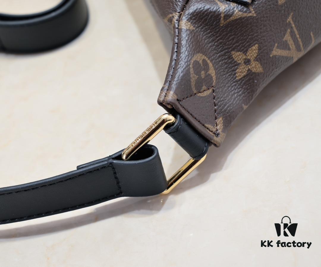 69306c616e68136f4d9a52a7 Exclusive Real Shot - Upgraded Version ‼️ Genuine Leather 🔥 Original Hardware with Full Steel Zipper Pulls 🐂 NEW WAVE Waist Bag M44812 Black White