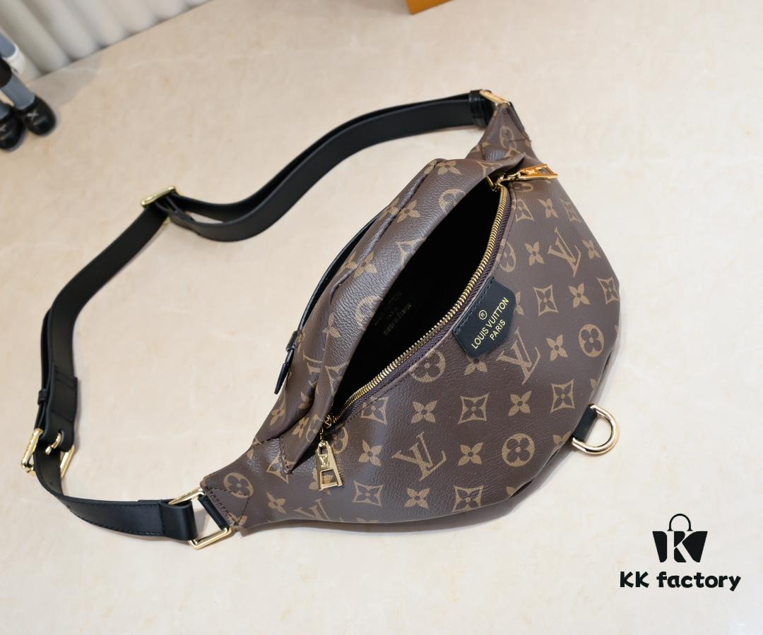 69306c626e68136f4d9a52aa Exclusive Real Shot - Upgraded Version ‼️ Genuine Leather 🔥 Original Hardware with Full Steel Zipper Pulls 🐂 NEW WAVE Waist Bag M44812 Black White