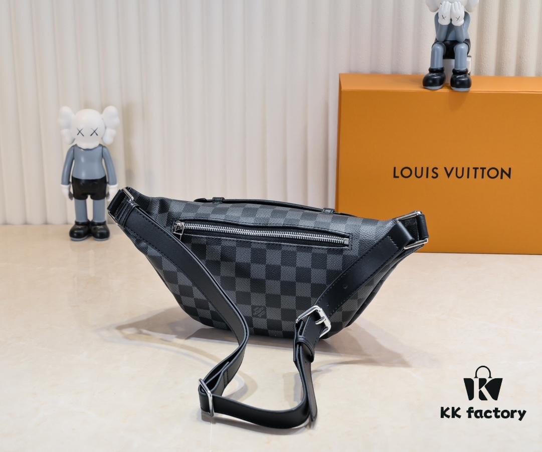 69306c636e68136f4d9a52ad Exclusive Real Shot - Upgraded Version‼️ Genuine Cowhide Leather🔥 Original Hardware➕ Full Steel Zipper Pulls and Logo Badge🐂 NEW WAVE Waist Bag M44812 Black White🎏