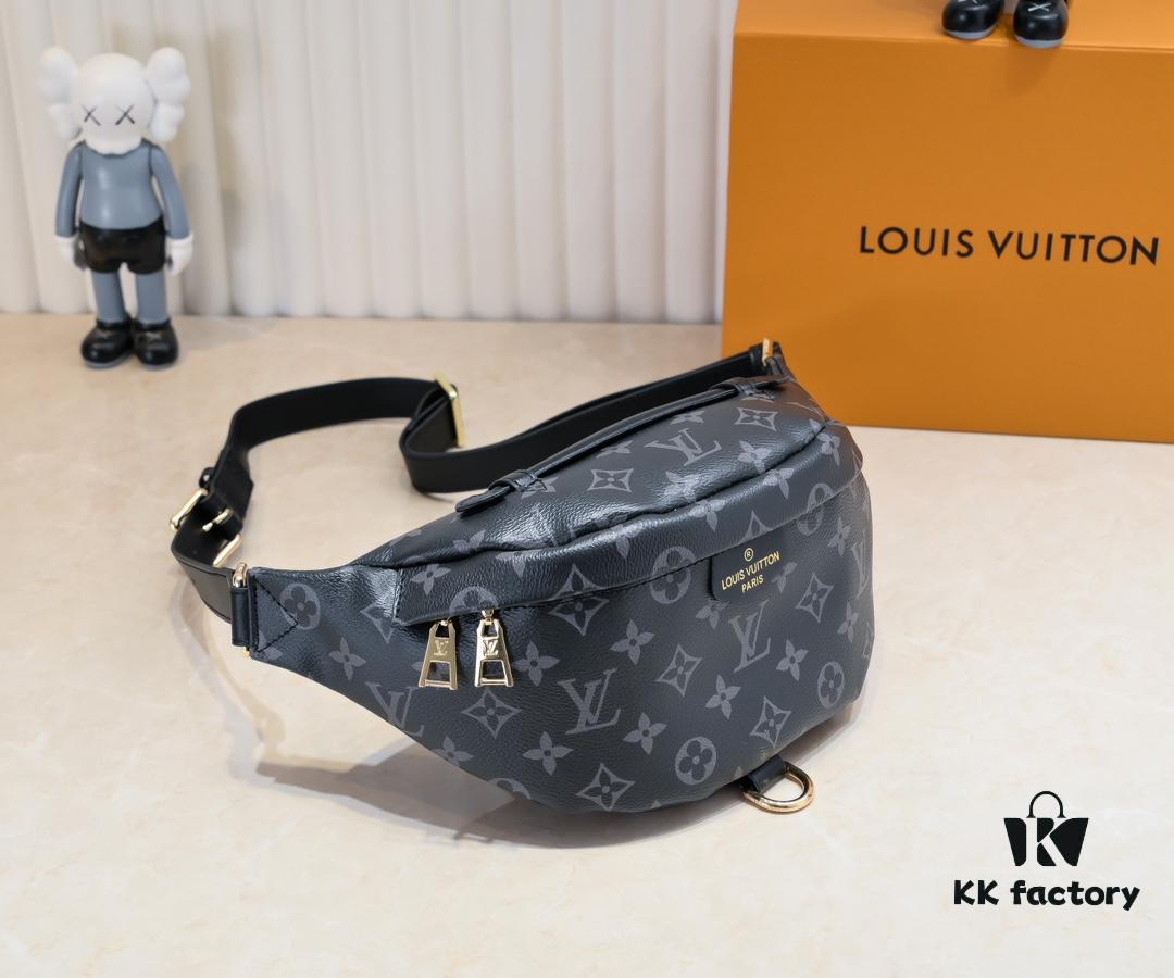 69306c676e68136f4d9a52b5 Exclusive Real Shot - Upgraded Version ‼️ Genuine Leather 🔥 Original Hardware with Full Steel Zipper Pulls 🐂 NEW WAVE Belt Bag M44812 Black White 🎏