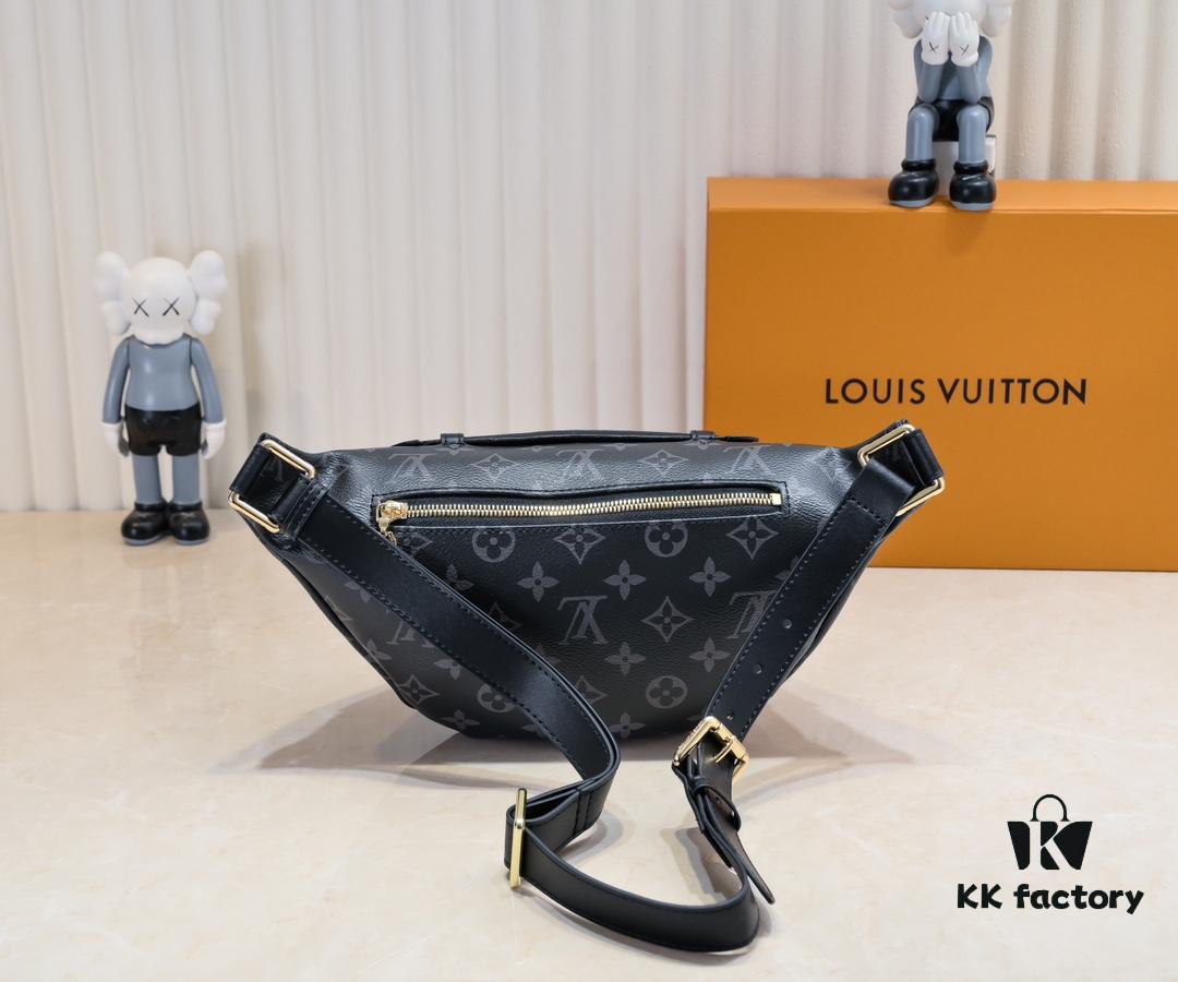 69306c676e68136f4d9a52b7 Exclusive Real Shot - Upgraded Version ‼️ Genuine Leather 🔥 Original Hardware with Full Steel Zipper Pulls 🐂 NEW WAVE Belt Bag M44812 Black White 🎏