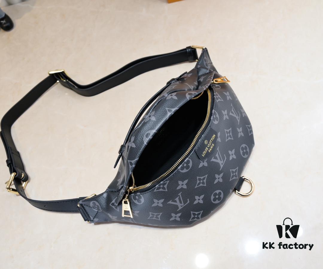 69306c6a6e68136f4d9a52bc Exclusive Real Shot - Upgraded Version ‼️ Genuine Leather 🔥 Original Hardware with Full Steel Zipper Pulls 🐂 NEW WAVE Belt Bag M44812 Black White 🎏